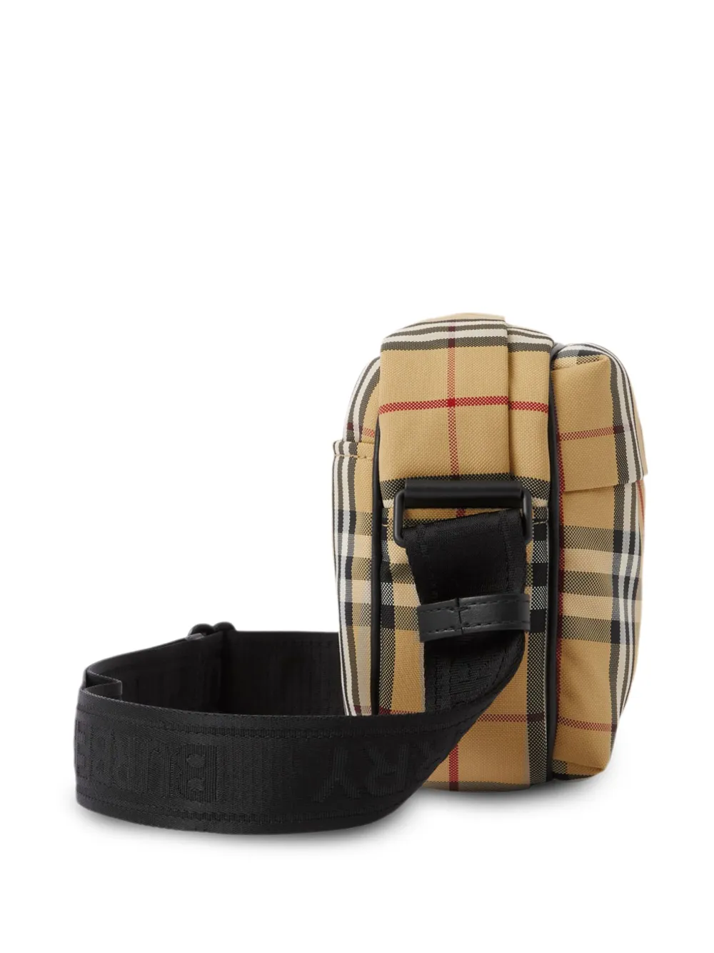 Shop Burberry Check-pattern Shoulder Bag In Neutrals