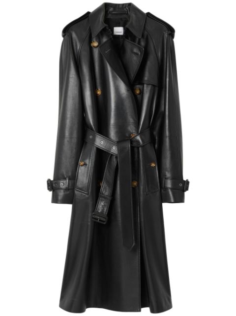 Affordable Burberry double-breasted belted trench-coat Women