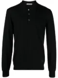 Corneliani virgin wool polo sweater - Black