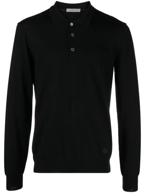 Corneliani suéter con cuello de playera tipo polo