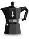 Bialetti Moka Express lasered-Alfonso coffee maker (93g) - Black