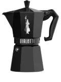 Bialetti Moka Express lasered-Alfonso coffee maker (187g) - Black