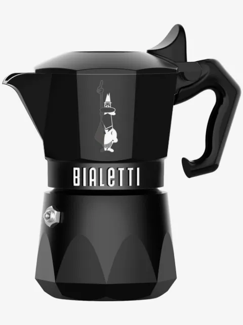 Bialetti Brikka Noir Alfonso-print coffee maker (62g)