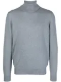 Barba mélange-effect cashmere roll-neck jumper - Blue
