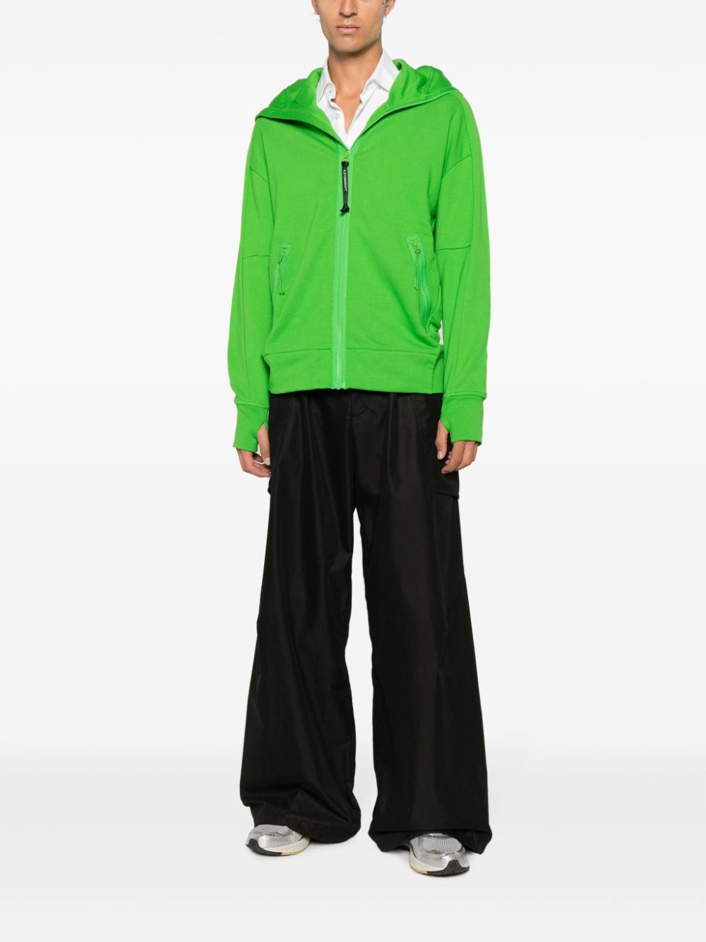 C.P. Company Hoodie met rits - Groen