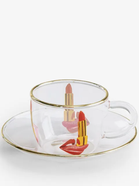 Seletti graphic-print coffee cups (set of two)