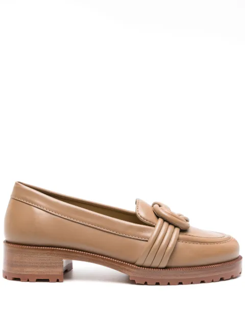 Alexandre Birman mocasines con detalle de nudo