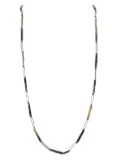 Rigards cooper-plaque glasses chain - Black