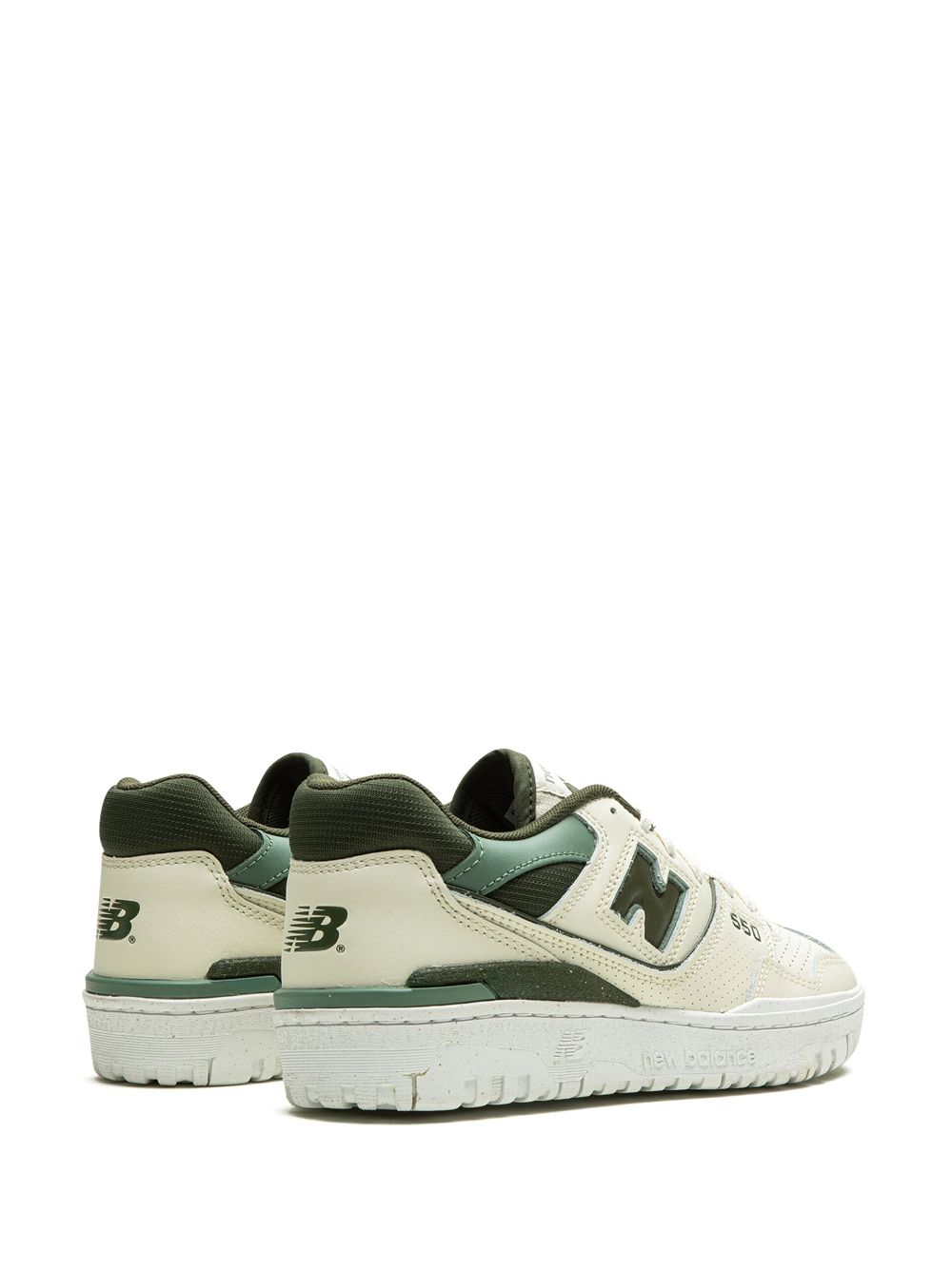 Shop New Balance 550 "angora Green" Sneakers In Neutrals