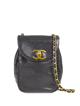 Chanel Pre Owned Cc Turn Lock Crossbody Bag Farfetch