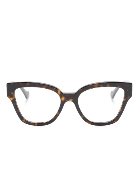 Gucci Eyewear tortoiseshell butterfly-frame glasses