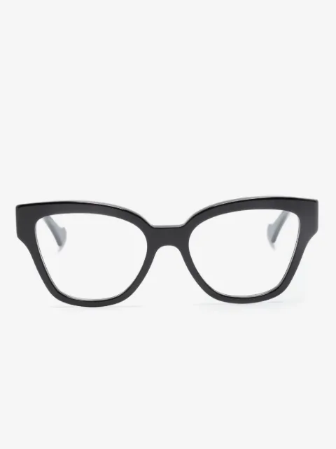 Gucci Eyewear lentes con armazón cuadrada y placa del logo