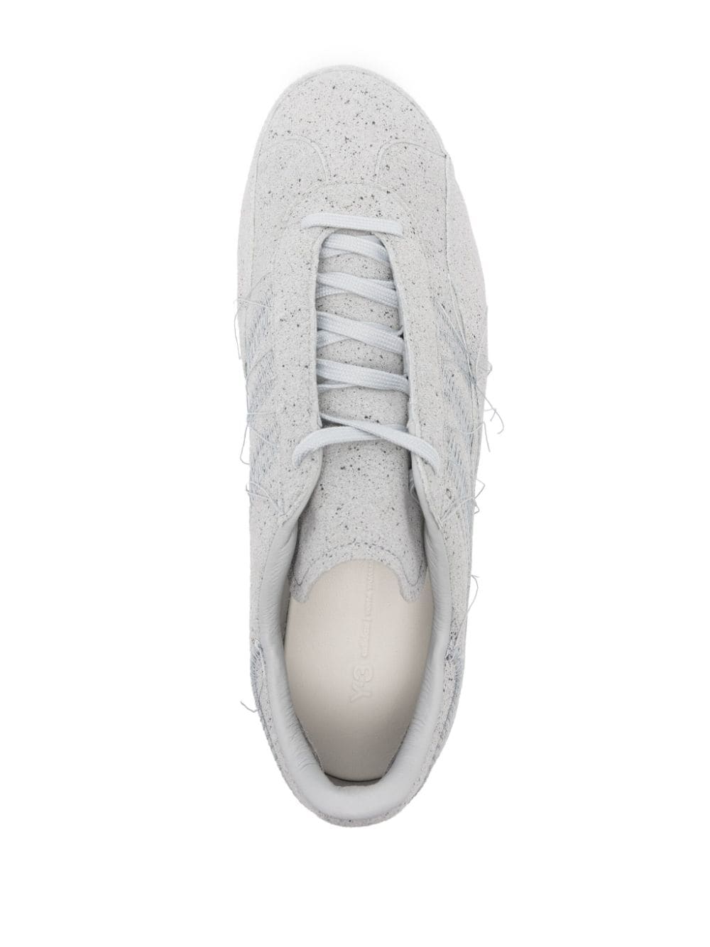 Shop Y-3 Gazelle Suede Sneakers In Grey