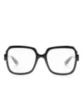 Gucci Eyewear GG14330oversize-frame glasses - Black