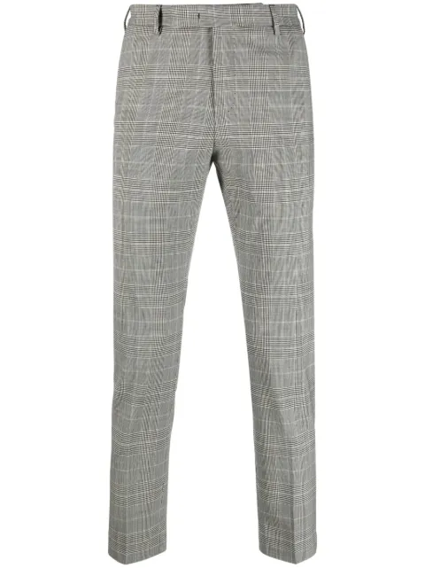 PT Torino check-print skinny-leg trousers