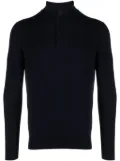 Zegna half-zip cashmere jumper - Blue