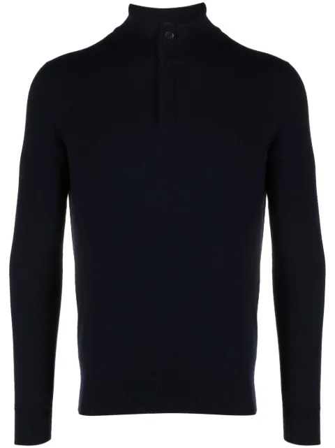 Zegna half-zip cashmere jumper