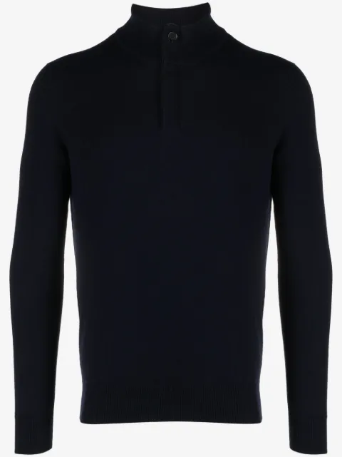 Zegna half-zip cashmere jumper