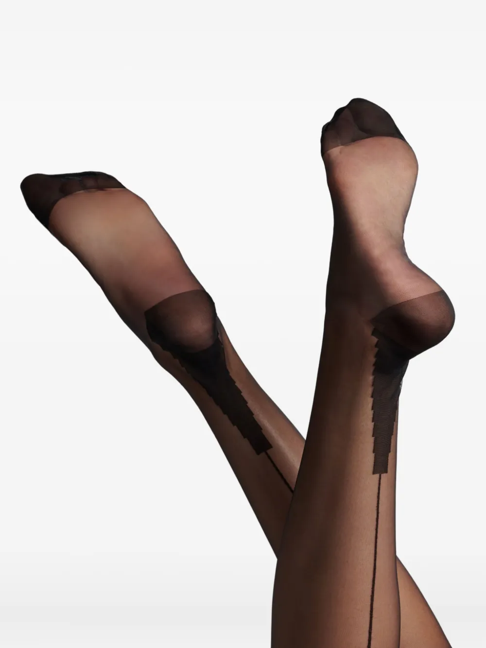 Maison Close Doorzichtige kousen Zwart