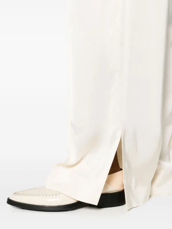 Jil Sander センタープレス イージーパンツ | ニュートラル | FARFETCH JP
