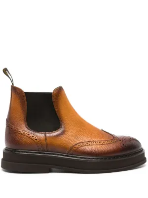 Doucal s Leather Ankle Boots Farfetch