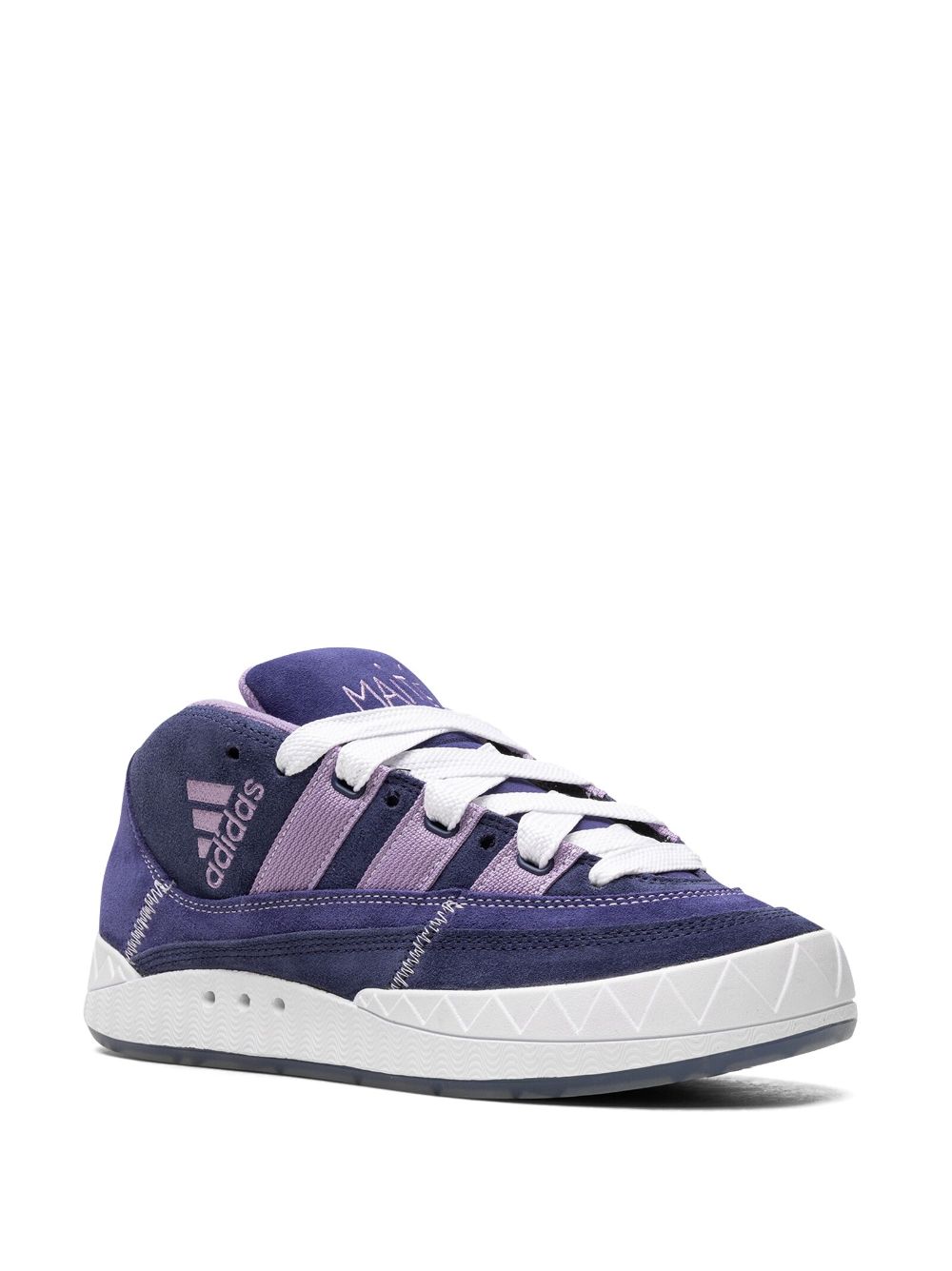 Shop Adidas Originals Adimatic Mid X Maite Steenhoudt Suede Sneakers In Purple