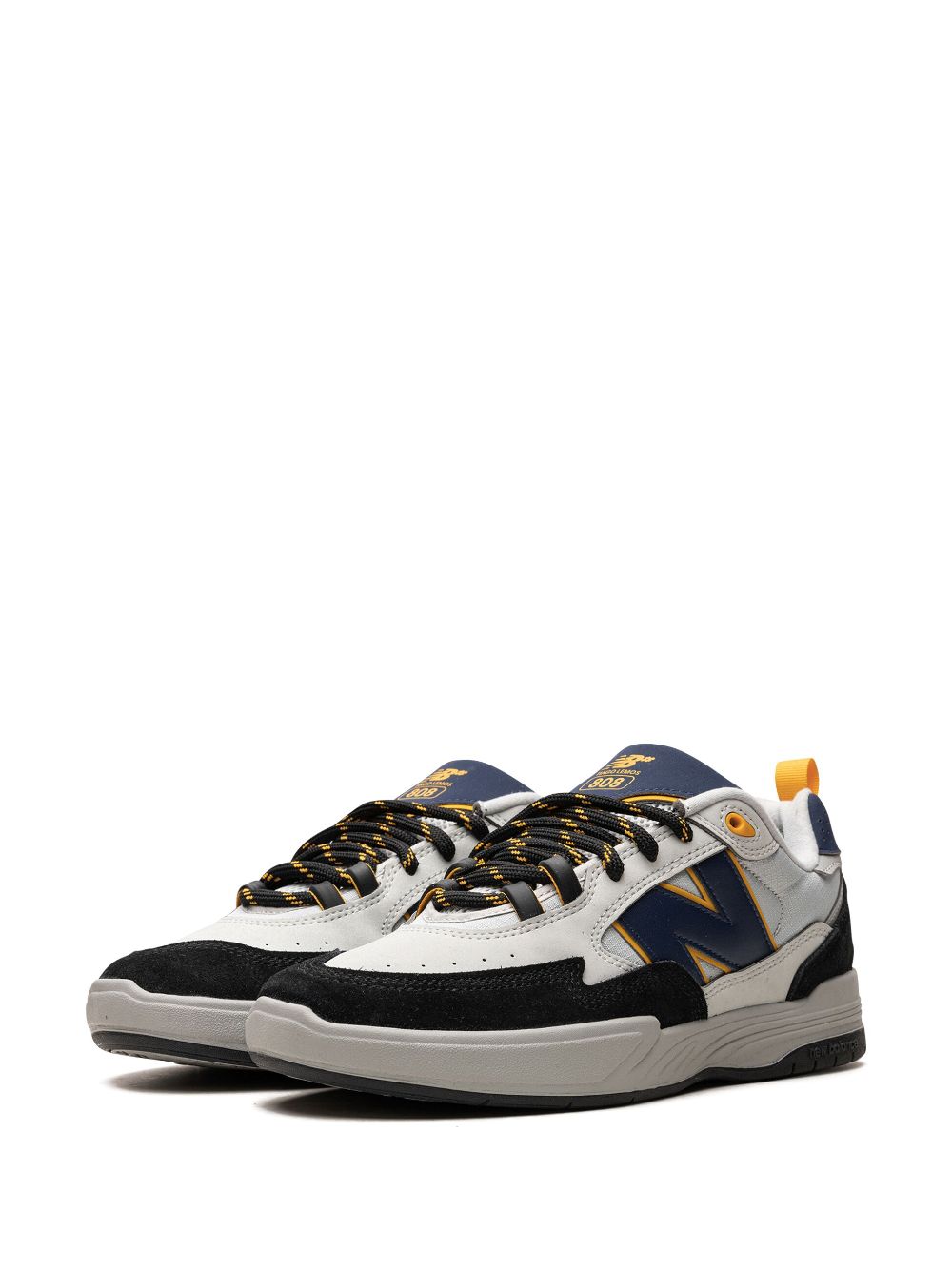 Shop New Balance X Tiago Lemos Numeric 808 "grey/blue" Sneakers In White