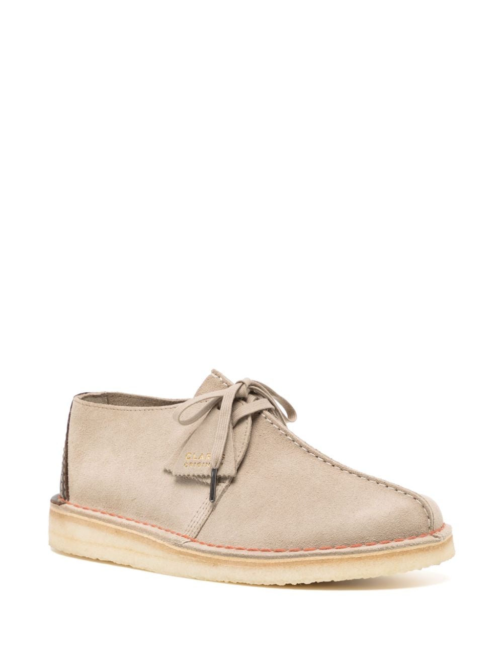 Shop Clarks Originals Desert Trek Suede Shoes In Brown