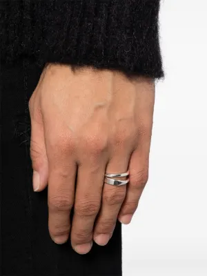 WERKSTATT MUNCHEN シルバー スタッカブルリング エングレーブ WERKSTATT MUNCHEN シルバー スタッカブルリング エングレーブ