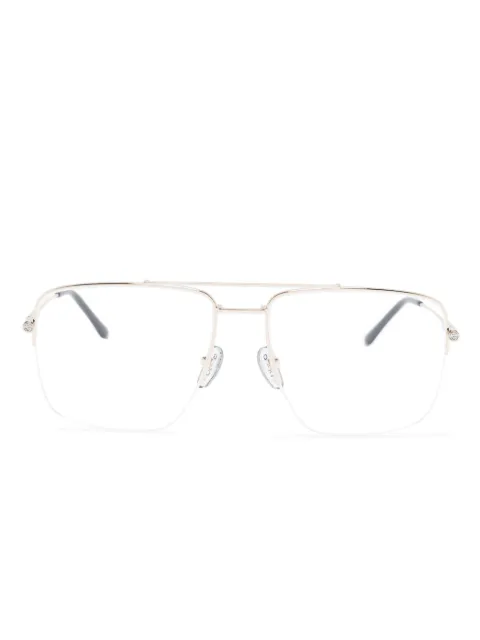 Gucci Eyewear logo-engraved square-frame glasses