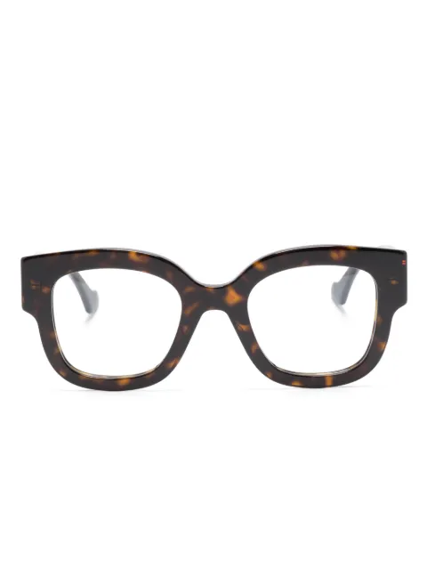 Gucci Eyewear lentes Double G con armazón redonda 
