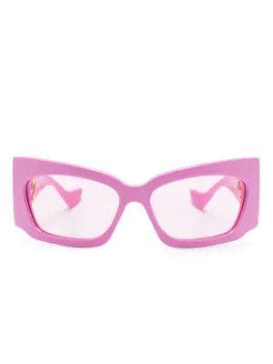 Gucci Eyewear キャットアイ サングラス | ピンク | FARFETCH JP