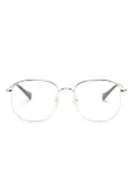Gucci Eyewear Interlocking G square-frame glasses - Gold
