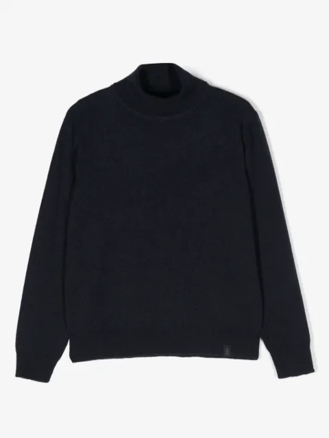 Fay Kids Gestrickter Rollkragenpullover