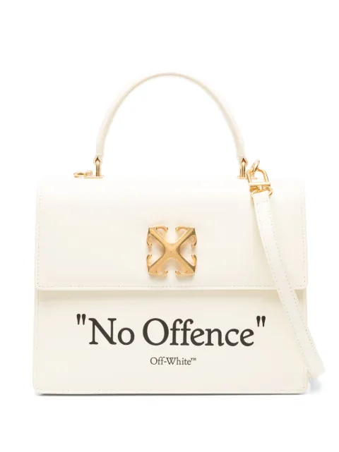 Off-White Jitney leather tote bag