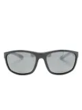 Maui Jim Predator 02 logo-plaque sunglasses - Black