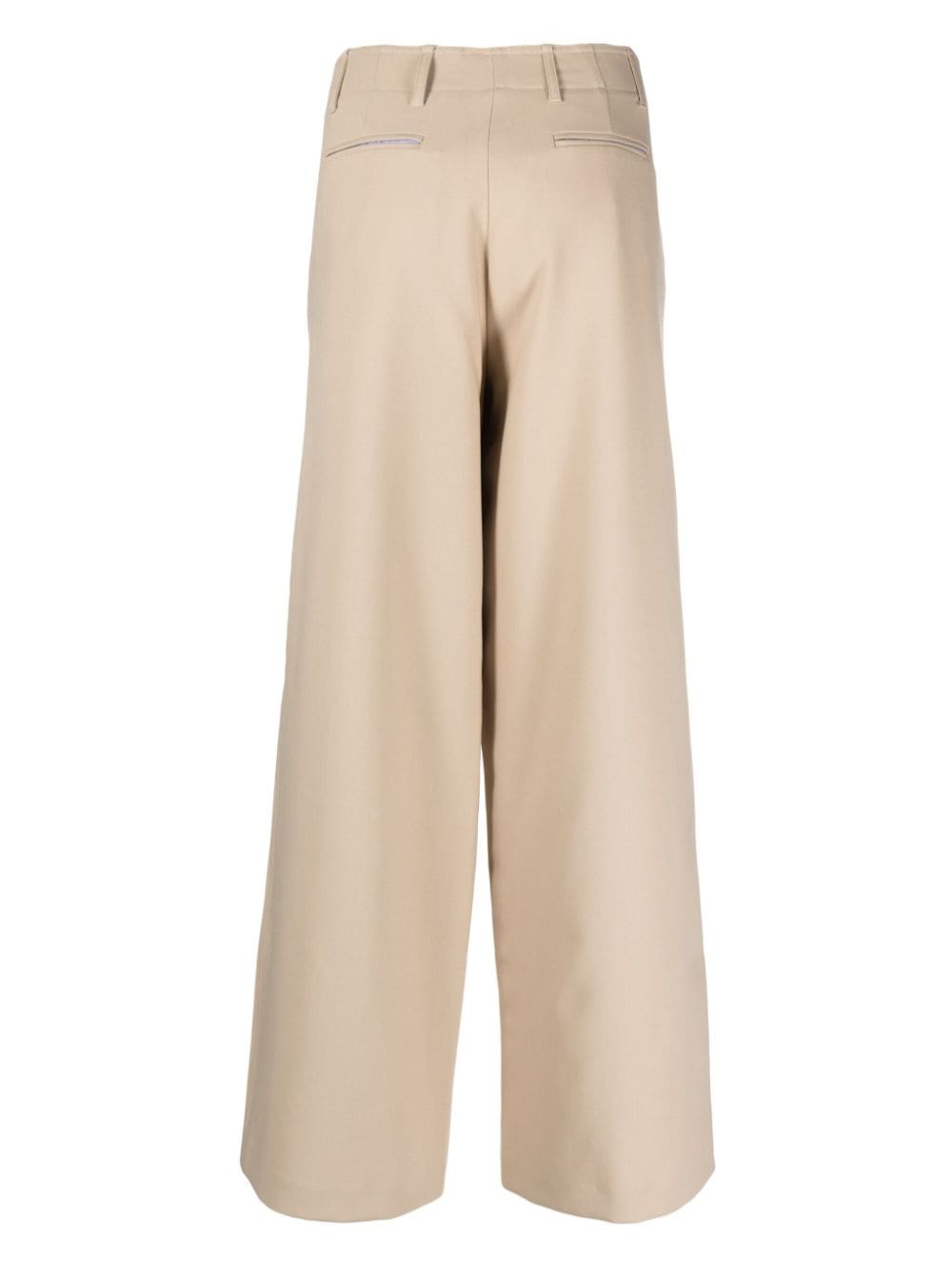 Shop Alysi Straight-leg Tailored Trousers In Neutrals