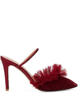 Aquazzura hot sale puff mules