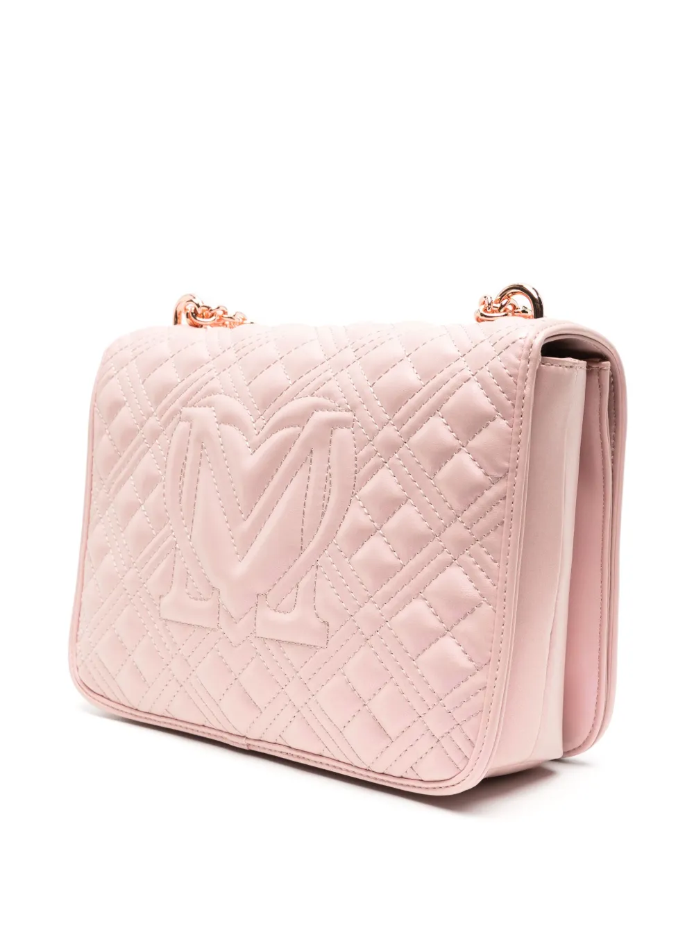 Love Moschino Schoudertas met logoplakkaat Roze