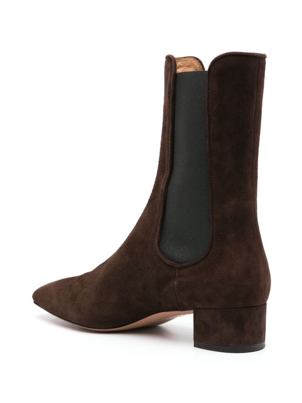 Aquazzura Lyon 35mm suede boots Brown