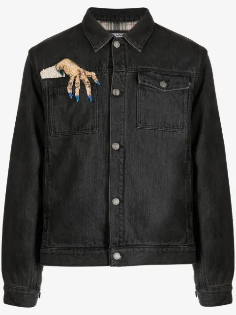 Undercover patch-detail wool-blend jacket 