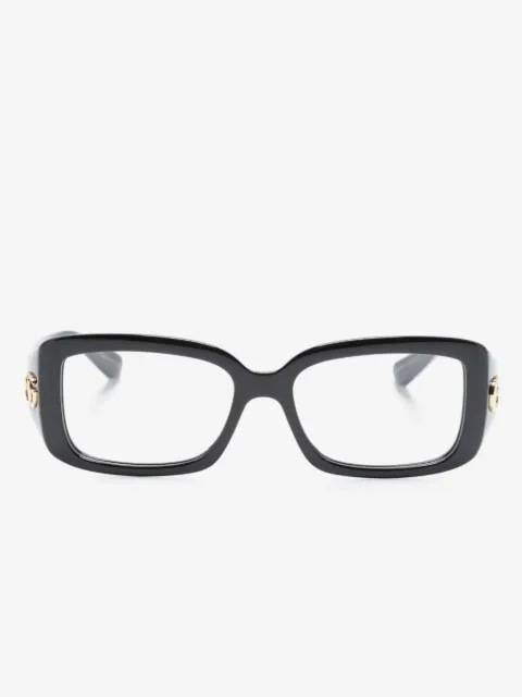 Gucci Eyewear очки в прямоугольной оправе с логотипом GG