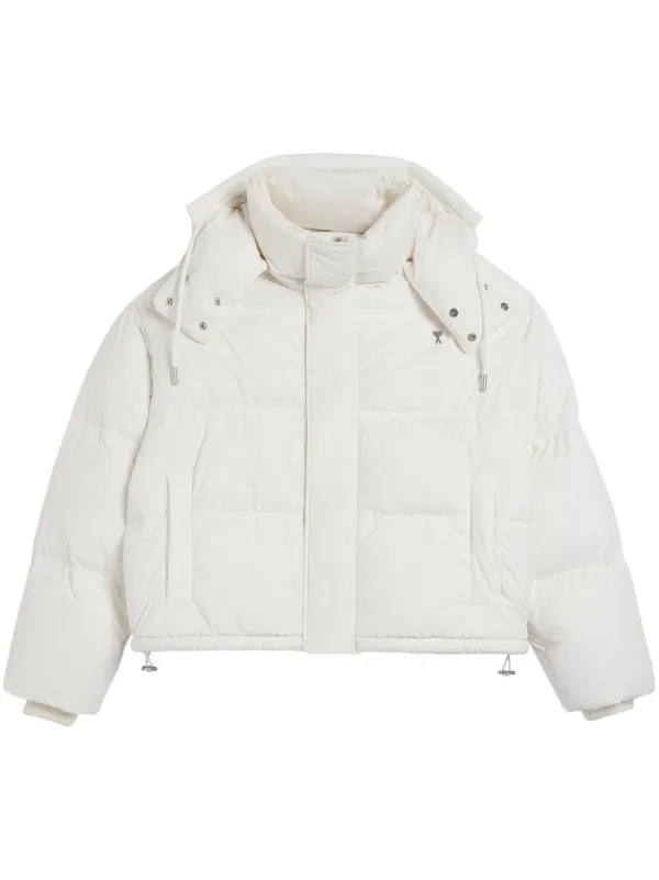 【AMI PARIS】オーバーサイズ ウール ジャケット ホワイト AMI Paris Ami De Cœur ジャケット | ホワイト | FARFETCH JP