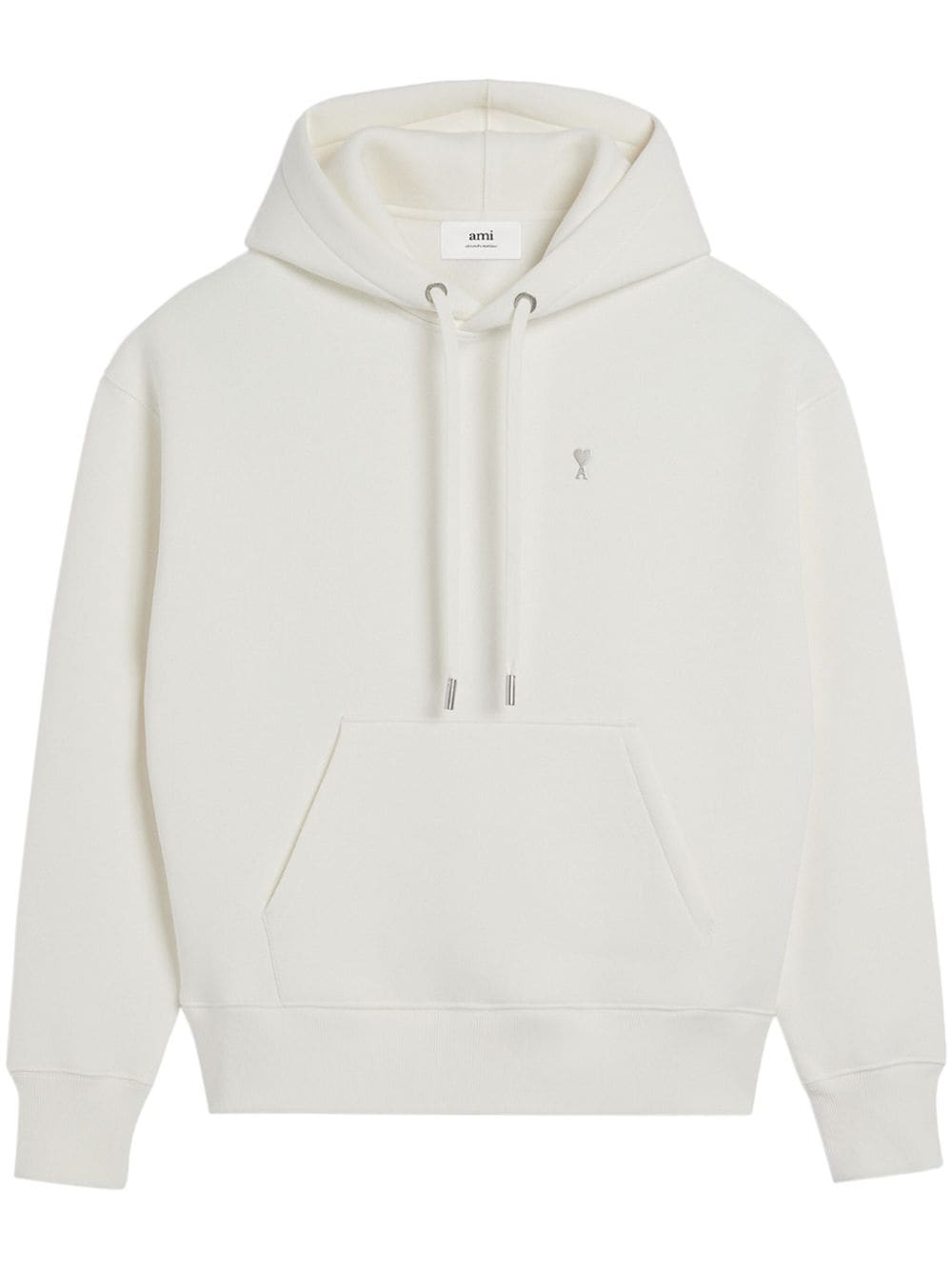 Ami Alexandre Mattiussi Ami De Coeur Hoodie In White