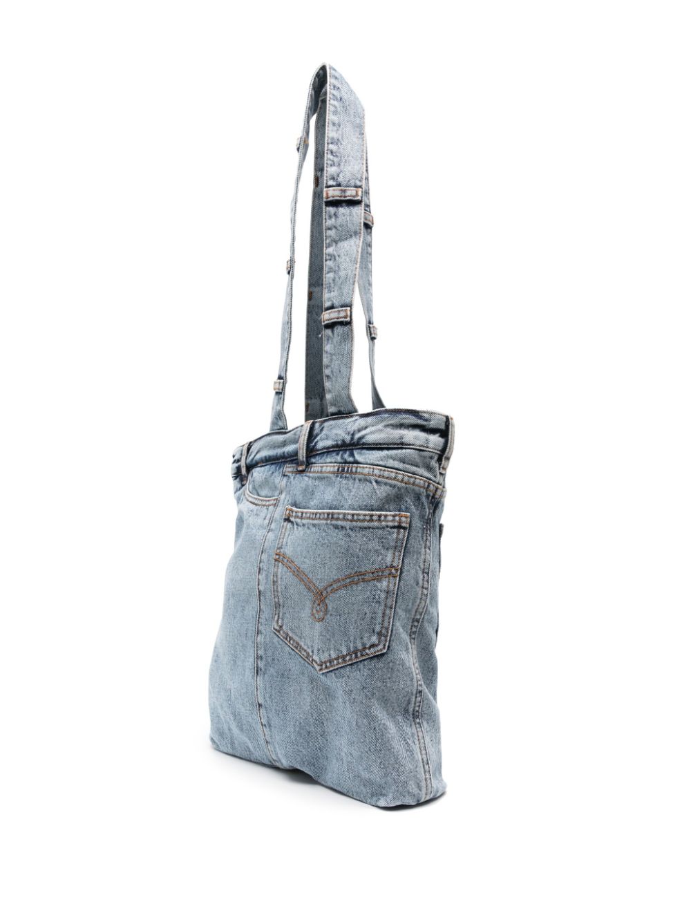 Moschino Jeans Denim Tote Bag - Blue