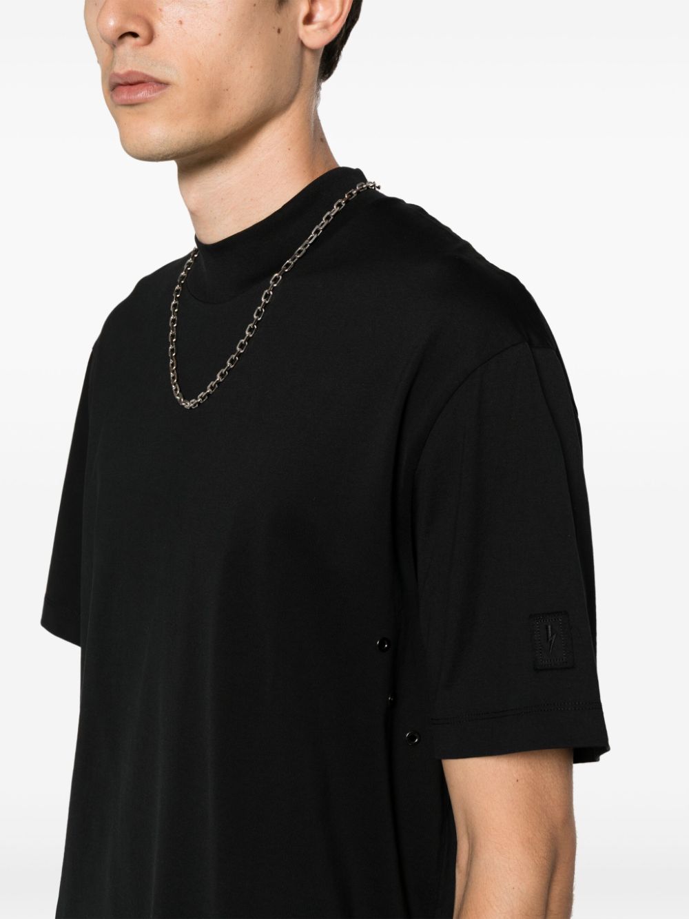 Neil Barrett T-shirt met ronde hals Zwart