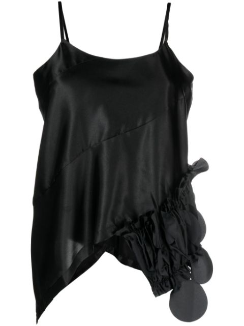 Comme Des Garcons Comme Des Garcons satin asymmetric top Women