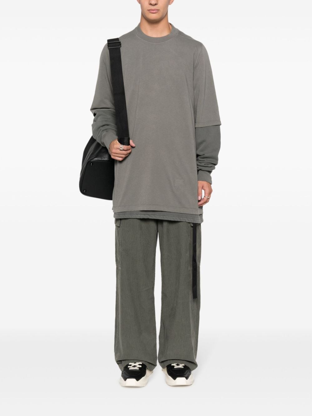 Rick Owens DRKSHDW Ribfluwelen broek - Grijs