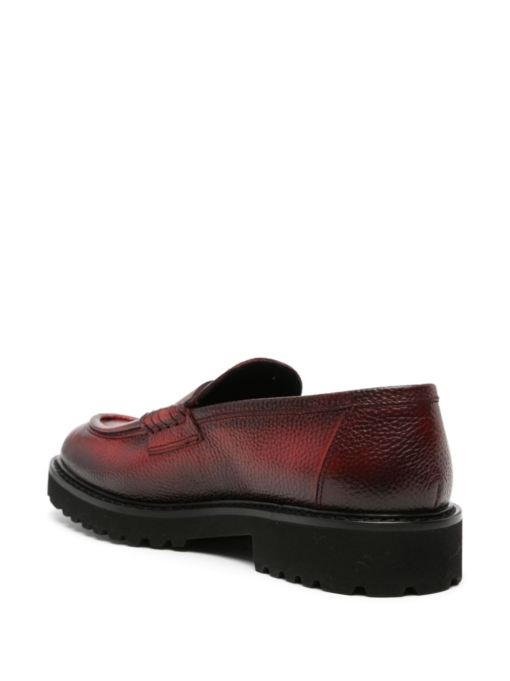 Doucal's Leren loafers Rood