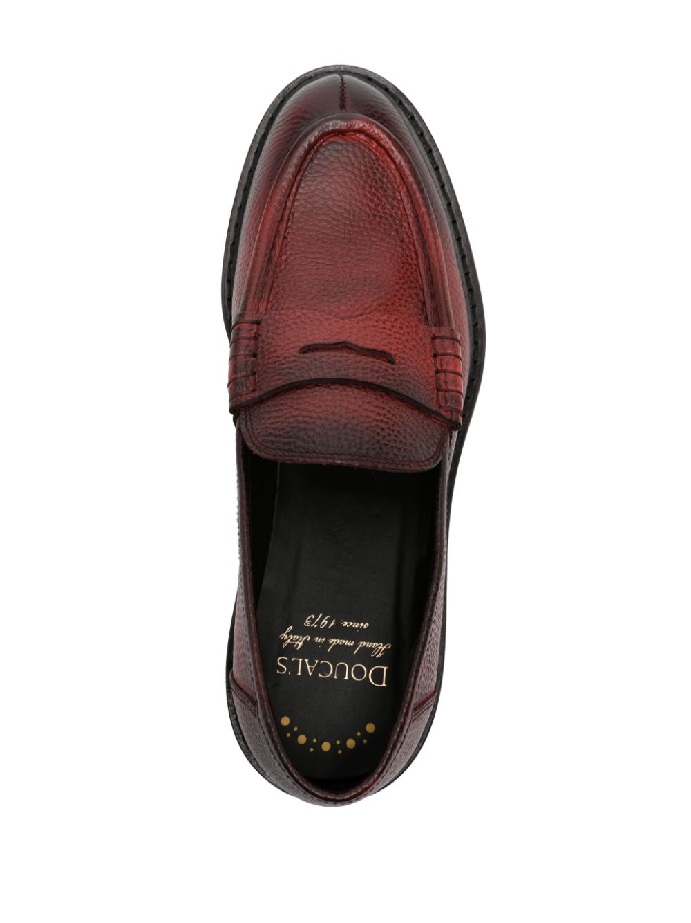 Doucal's Leren loafers Rood